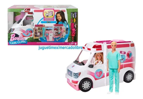 Barbie Ambulancia Y Hospital Con Luz Y Sonido Oferta Mattel