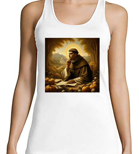 Musculosa Mujer Santo Tomas De Aquino Filosofia M4