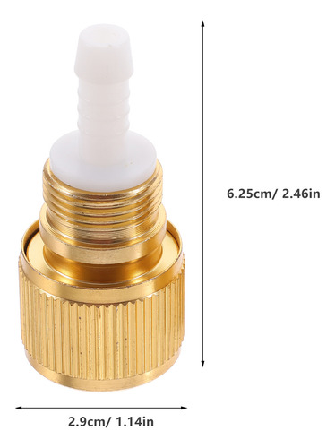 Conector De Manguera Telescópico Rápido, 2 Piezas, 3/4 Pulga