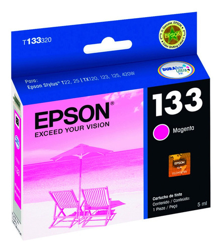 Cartucho Epson 133 Magenta Original