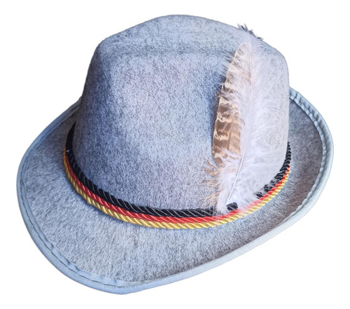 Sombrero Fedora Para Hombre Gorra Con Ala Rizada Vestido