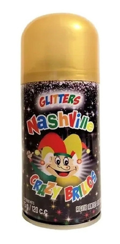 Glitter Brillos En Aerosol Nashville Varios Colores X 120cc 