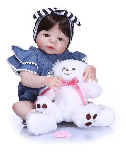 Compre 55cm tamanho real original npk bebe boneca reborn menina