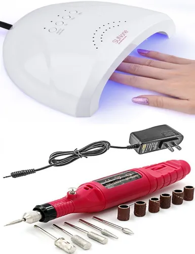 comprar Kit X3 Cabina Sun One 48w Uv\u002Fled +torno Profesional + Fresas