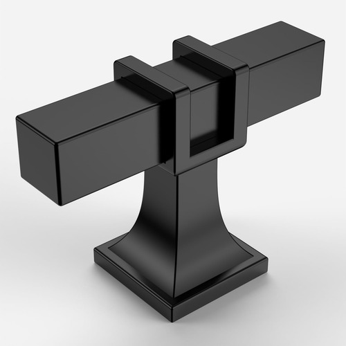 Juego De 10 Pomos De Clóset Color Negro Mate Para Armarios