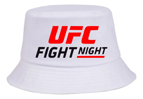 Gorro Pesquero Ufc Fight Night White Sombrero Bucket Hat