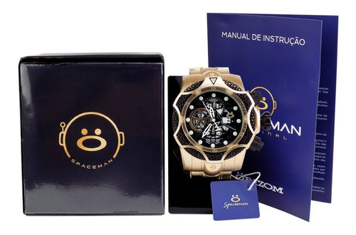 Relógio Masculino Spaceman Analógico + Caixa Premium Ros57