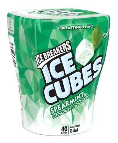 Ice Breakers Ice Cubeschicle Sin Azúcar Sabor Spearmint