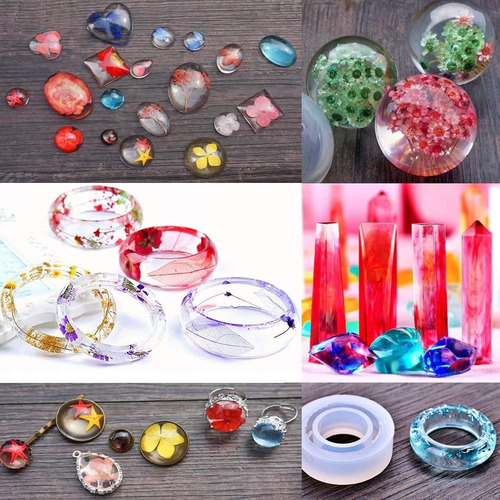 Imagen 6 de 6 de Moldes De Silicona Para Hacer Joyas Mol Crafts 83pcs