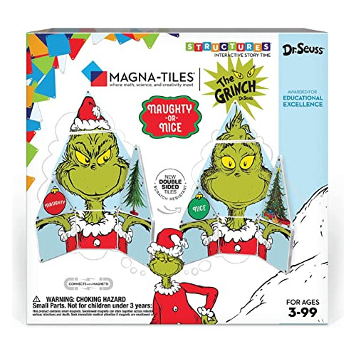 Dr. Seuss The Grinch Magna-tiles Juego De Estructura, A...