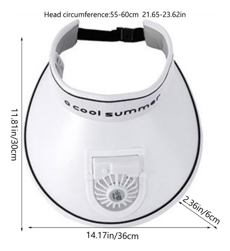Sombrero De Copa Vacío Con Protección Solar D Summer Para Vi