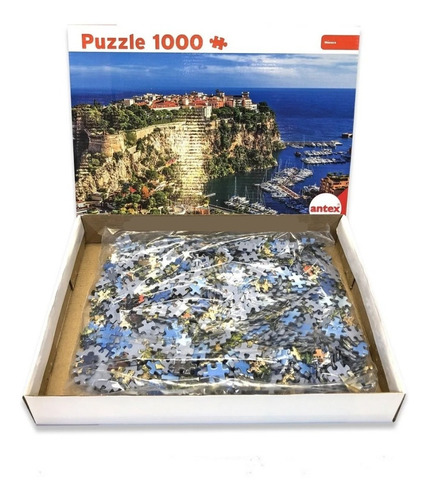 Imagen 2 de 2 de Puzzle 1000 Piezas Temática Monaco Original Antex Playking