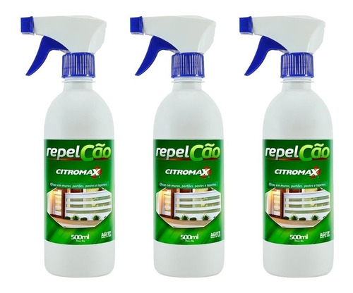 Kit Repelcão Gatos Spray 3x500ml - Afasta Espanta Adestra