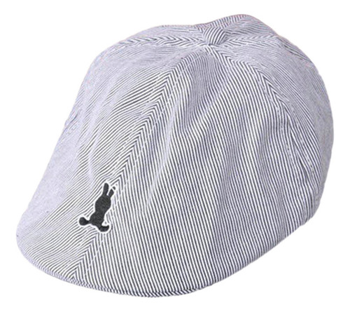 Gorra De Boina De Algodón A Rayas Para Bebés Y Niñas Newsboy