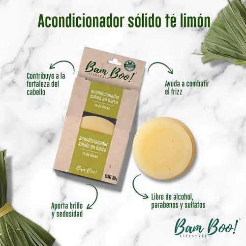 Shampoo Sólido + Acondicionador Aloe Romero Henna Bam Boo!