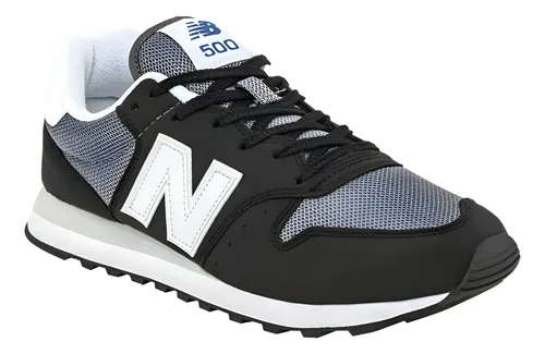 New balance 500 hombre negro hot sale