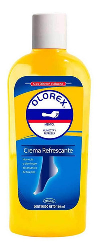  Crema Para Pies Olorex Mentol Refrescante 160ml