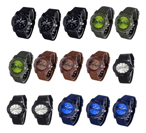 . Reloj Caballero Tipo Militar Casual Mayoreo Proveedor 15