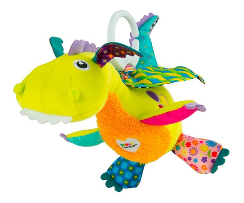 Peluche Lamaze Dragón Con Textura Vibración Para Colgar