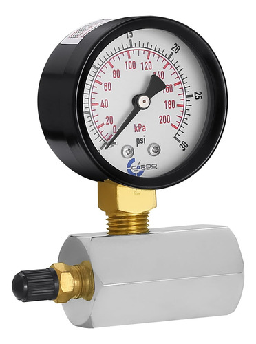 Manómetro De Prueba De Gas 30 Psi Marca Modelo 3/4 Fnpt