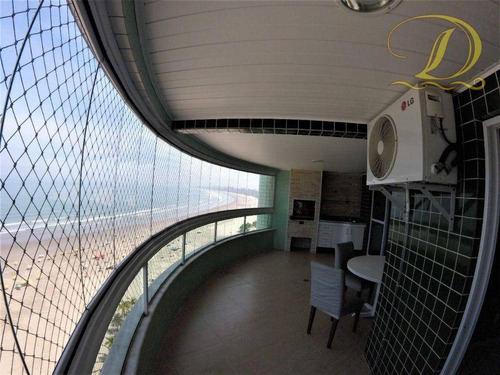 Imagem 4 de 19 de Apartamento Com 3 Dormitórios À Venda, 206 M² Por R$ 1.900.000,00 - Canto Do Forte - Praia Grande/sp - Ap4476
