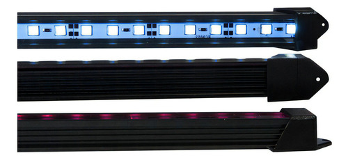 Luminária Led 3 Cores Aquário Marinho 60cm Dimmer Controle