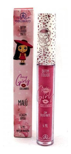 Lápiz labial líquido mate Malu de Phallebeauty, 4 ml