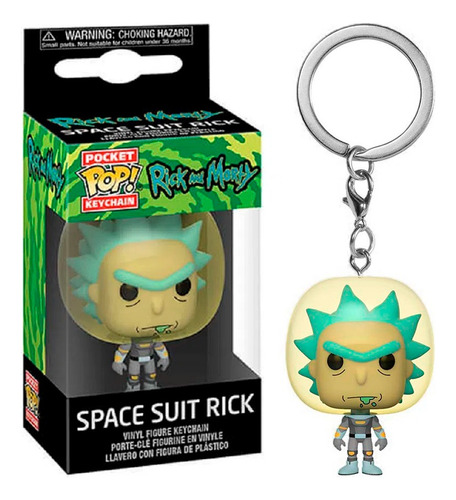 Llavero Funko Space Rick - Pocket Pop - Rick And Morty -