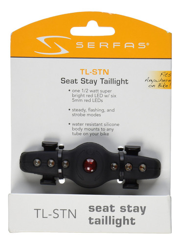 Serfas Tl-st Seat Stay Led Luz Trasera Para Bicicleta, Colo.