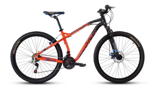 Bicicleta De Montaña Mercurio Ranger Rodada 26,21 Velocidade Color Naranja/Negro brillante