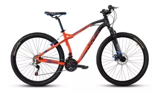 Bicicleta De Montaña Mercurio Ranger Rodada 26,21 Velocidade Color Naranja/Negro brillante