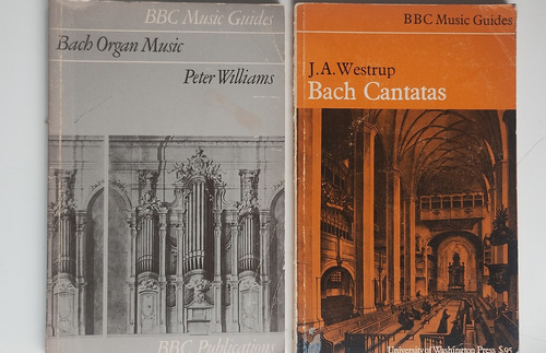 J. S. Bach. Dos Libros Cantatas Y Música De Órgano En Inglés
