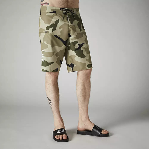 Imagen 5 de 9 de Short Traje De Baño Fox 21 Stretch Overhead Verde/camo