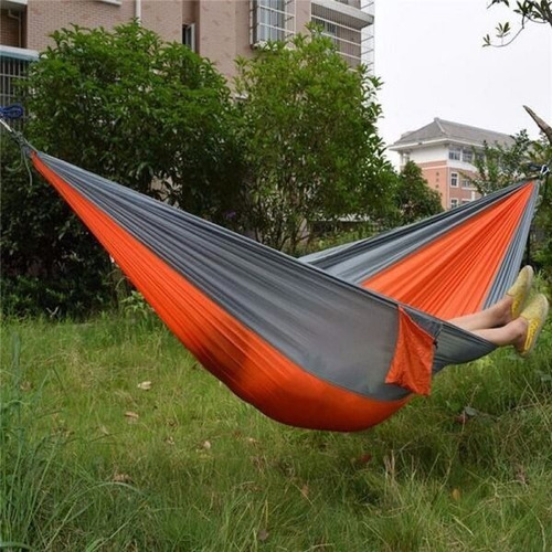 Disfrutar De Paracaídas Portátil Nylon Tela Viaje Camping Ha