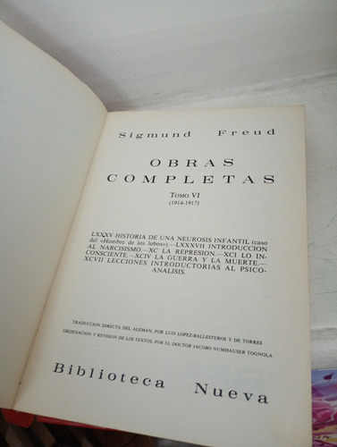 Obras Completas Freud 6 - Sigmund Freud (Usado)