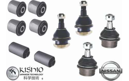 Kit De Rotulas Y Bujes Nissan Pickup Np300 4x4 09-14 Kishio