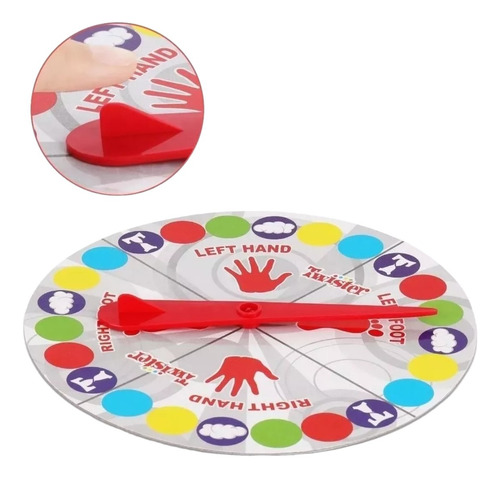 Twister Juego De Piso Clásico Partido Ruleta De Familia