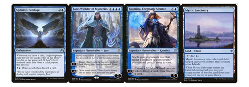 Baraja Del Comandante Del Mago - Azul Mono - Edh - 100