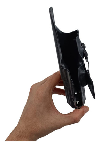Funda Magnum Velado Slim Beretta Apex, color negro, color derecho