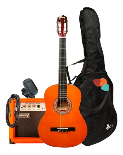 Guitarra Electrocriolla Con Eq + Funda + Accesorios + Pua