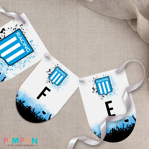 Kit Imprimible Racing Club - Personalizado