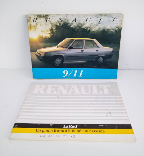 Renault 9 Renault 11 Manual Original Y Red Consecionarios