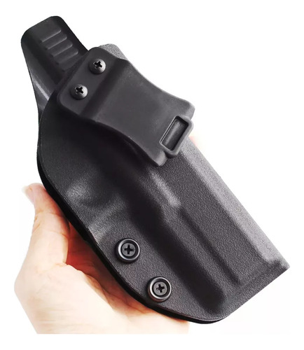 Funda Pistola Arma Interna Glock Oculta Kydex Iwb 25 17 19 ,funda De Pistola Para Arma Interna Negra-cclkc