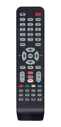 Control Remoto Smart Tv Daewoo Tcl Rca Tecla Netflix Rc199e