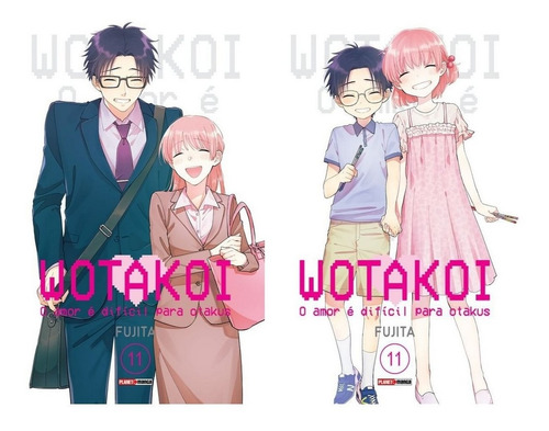 Kit Mangá Wotakoi Vol 11º E 11º Capa Variante Lacrado Panini