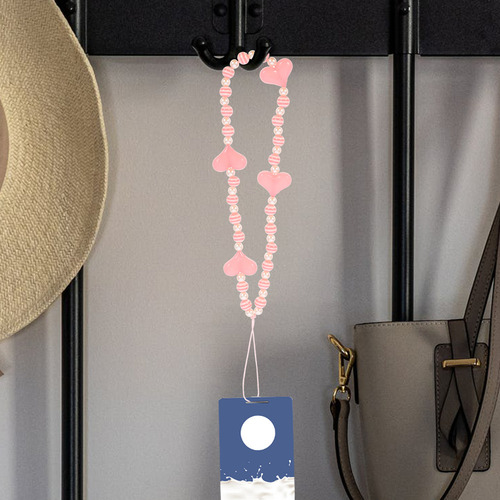 Teléfono Phone Decor Con Cordón Con Cuentas En Forma De Cora