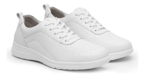 Zapato Confort Casual Para Mujer Flexi 102015 Blanco