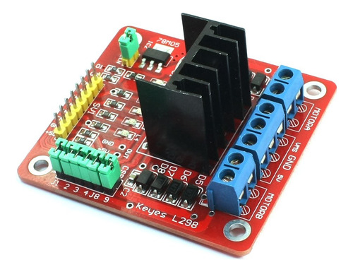 Qtqgoitem Microcontrolador L298n Chip Motor Paso Placa C95