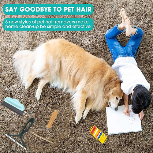 Removedor Rápido De Pelo De Gato Para Perros, Portátil, Reut
