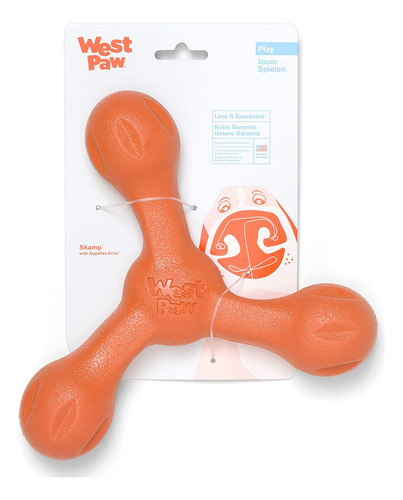 Juguete Masticable Para Perros West Paw Zogoflex Air Skamp T